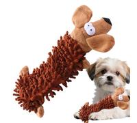 Générique Teething Toy for Puppies - Teething Game with Enriching Squeake, Interactive Plush Toy for Throw, Chew, Party, Birthday, Christmas and Halloween