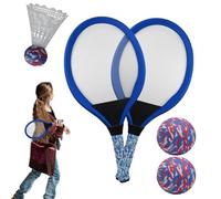 Générique Tennis & Badminton Racket - Outdoor Game Badminton Racket for Children | 1 Pair with Ball and Steering Wheel for Parent Child Interaction Park