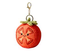 Générique Tomato Plush Keychain | Hanging Ornament - Cartoon Bag Pendant - For Teens Adults Students Teachers Travelers Suitcases Wallets Lovers