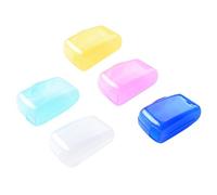 Générique Toothbrush Caps, 5-Piece Dustproof Electric Toothbrush, 1.45 x 0.90 x 0.79 inches Head Container Case, Travel and Storage Holder for School, Church, Camping, Business Trips
