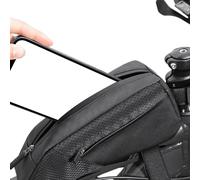 Générique Top Tube Cycle Bags, Two Zipper Upper Pipe Pouch, 6 in Waterproof Storage Case, Compact Lightweight, for Foldable, Mountain, Road Bikes, Adventure, Travel, Outdoor