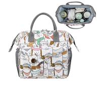 Générique Tote Style Diaper Bag | Large Capacity Waterproof Pouch, Organization with Multicompartments | for Nursery Home, Indoor, Outdoor, Travel, Camping, Boys and Boys, Kitten, Se référer au