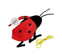 Générique Toy Catnip Interactive Catnip - Vibration Sensor Sound | Teaser De La for Kitty | Good Hand Mouth Game And Vibration Detection | Ladybug Toy Self-Play Cat
