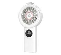 Générique Tragbarer Sprühnebelventilator - Leise Digitaldisplay Handliche Kühlung, Handventilator Tragbarer Vernebler - Für Schlafzimmer Büro Schule Schreibtisch Sommer Reisen Outdoor Camping