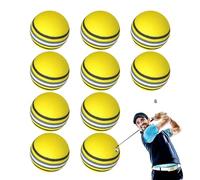 Générique Training Golf Balls | 10 Foam Exercise Balls, Sports Warm-up Aid for Beginners, Juniors, Seniors and Fans in the Garden, Outdoor or Practice