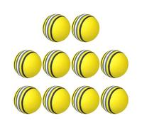 Générique Training Golf Balls | 10 Foam Exercise Balls, Sports Warm-up Aid for Beginners, Juniors, Seniors and Fans in the Garden, Outdoor or Practice