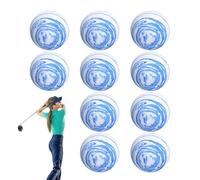 Générique Training Golf Balls | Lightweight Foam Balls - Pack of 10 - Sports Warm-up Aid for Beginners, Juniors, Seniors and Fans in the Garden, Outdoor or Practice