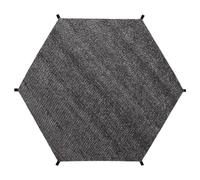 Générique Trampoline Sun Shade Netting, Round Sun Shade for Trampoline | Canopy Net for - Foldable Parasol Accessories for Gardens, Community Events