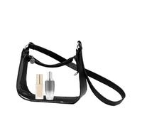Générique Transparent Bag | Women's Fashion Style Transparent Handbag with Adjustable Band for Work Events Lunch Festival School Concert Beach Travel Party, Black, Se référer à la description