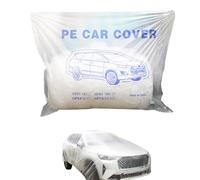 Générique Transparent Car Cover | Car Accessories Dustproof and Waterproof | Elastic Car Rain Cover for Cars SUV Sedans Outdoor Parking, L.L., Se référer au descriptif, Refer to description