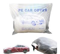 Générique Transparent Car Cover, Waterproof Transparent Car Accessories - Full SUV Cover with Elastic Band for Cars, SUV, Sedans - Outdoor Parking, L.L., Se référer au descriptif, Refer to