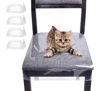 Générique Transparent chairs accounts, Covers Rasuño 4X of the Clare of the PVC Panable for Kitchen, PA PA, Transparent Catering chairs for Catering chairs, Account for Les