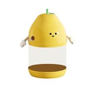 Générique Transparent Soft Toy Storage Tube - Vertical Pear Shaped Container | Compact Plush Organizer For, Decorative Tube for Bedroom, Home, Cr