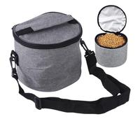 Générique Treats Pouch | Large Capacity Foldable | Dog Treat Pouch Training | for Small Medium Large Breed Silver Food Indoor Outdoor Walk Camping