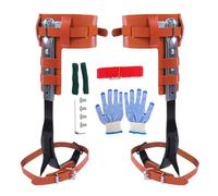 Générique Tree Climbing Claw | Cowhide Leather Climbing Claws for Work | Outdoor Accessory for Picking Gardening Lumbering Survive Pruning Orchard