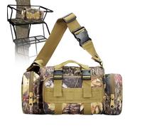 Générique Tree Stand Bag, Large Capacity Hunting Bag, Camouflage Treestand Storage, Waterproof with Multiple Pockets, Hunting Fanny Pack with Straps, Waist Carrier for Men Hunters, Dead Leaves, Se