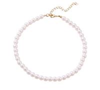 Générique Tree Stand Necklaces Jewelry Retro Imitation Pearl Necklace with Ring, Elegant Handmade Ring, Unisex Jewellery for Men and Women Case Carnelian Jewelry, Resin, No gemstone