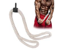Générique Triceps Rope Cable 39 Inch Non-slip Handle Accessory Pulley Easy Grip Home Training Nylon Rope 100x3x3cm 450g Compatible Machine Pull Back Reinforcement