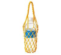 Générique Trinkflaschenhalter - Polyester 34 cm | Gehäkelte Netztasche Für Becher Zur Aufbewahrung | Wasserflaschen-Transporttasche Für Sport Wandern Reisen Picknick Erwachsene, Orange, Se référer au