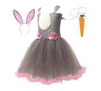 Générique Tulle Mesh Dress,Dance Dress for Girls,Stage Performance Clothes for Girls | Comfortable Girl Easter Dress for Role Play, Stage Performance