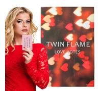 Générique Twin Flame Tarot, Love Notes Oracle, 2.24x3.5in Entertainment Divination Deck, Fortune-Telling Cards, Authentic Oracles Tarots Decks Design for Fate Reading Game Party