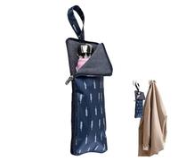 Générique Umbrella Pouch, Waterproof Carry Bag, Absorbent Foldable Sleeve for Keeping Wet Parasols Contents for Cars, Offices, Travel, Lightweight Design Prevents Go Away, Navy Blue, Se référer au
