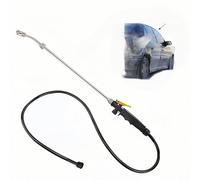 Générique Universal Adjustable 72cm Stainless Steel Spray Wand with 6.35mm Brass Barb for Gardens, Orchards, Greenery Belts
