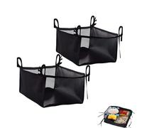 Générique Universal Canvas Storage Box for Pushchairs, Storage Basket for Bottom of Stroller, Moving Under Seat Basket, Suitable for Storing Objects, Black border, Contemporary With Multi Coloured