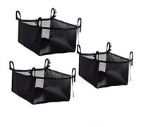 Générique Universal Canvas Storage Box for Pushchairs, Storage Basket for Bottom of Stroller, Moving Under Seat Basket, Suitable for Storing Objects, Black border, Contemporary With Multi Coloured