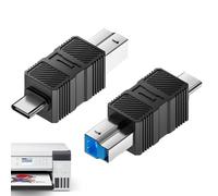 Générique USB Adapter for Printer, USB B 3.0 Connection Plug & , High Speed Data Compatible Laptop Scanner and Hard Drive