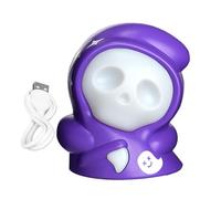 Générique USB Halloween Lamp | Rechargeable Silicone Ghost Lamp for Bedside Table - Halloween Light Decoration for Bedroom Bedside Table Entrance Living Room