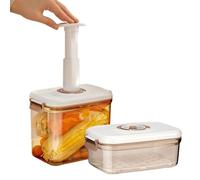 Générique Vacuum Storage Containers - Airtight Fruit Storage Box, Leak-Proof Storage for Kitchen, Travel, Pantry, Refrigerator, Meal Preparation, Restaurant and