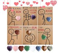 Générique Valentine's Day For, Gems, Heart Shaped With Fun Design, Party Exchange With Bright Colors, Gift Set With