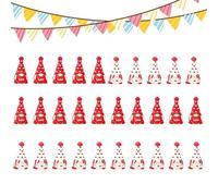 Générique Valentine's Day Gnome Figurines - 30 Miniature Figures for Parties | Table Decorations for Lovers' Day - for Bedroom Living Room Office School