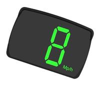 Générique Vehicle Speedometer Display, Speedometer, Real-Time Digital Display - for Car & Motorcycle | GPS, LED 2.8 inches, 8 x 5.4 cm, for Dashboard/Windshield, Ideal Far Travel