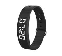 Générique Vibrating Alarm Clock, Rechargeable Silent Wristband, Portable Watch Calorie and Step Counter | for Adults, Couples, Daily, Sleep, Travel, Home, Bed, Bedroom, Meeting