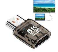 Générique Video Adapter, Bi-Directional Connector 8K 60Hz | Male Female Video Converter for Audio Projector Monitor Laptop TV HDTV Office