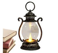 Générique Vintage LED Lamp - Portable Tent Light | Battery Powered Lighting, Home Decor Illumination Solution System, Indoor Outdoor Tabletop Bedside Patio Living Room Bedroom Use