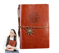 Générique Vintage Notebook | Flexible Notebook with Flexible Binding - Calendar School Supplies Class Diary Accessories Stationery Men Women Teens