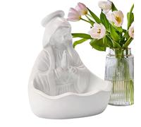 Générique Virgin Mary Office Statue | 5.5 cm Resin Religious Figurine - Virgin Mary Statue for Office - for Porch Dining Table Fireplace Windowsill Church Living Room Meditation Relaxation