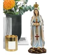 Générique Virgin Mary Statue - Statue Of | Mary Sťatue, Handmade Resin Religious Figurine for Home And Church Decoration | Catho Devotion Decoration And Gift