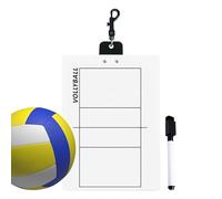Générique Volleyball Canvas Press - Volleyball Dry Erase Board | Bridminton Double-Sided Scary Volleyball Strategy Tactics Clipboarrd for Tennis, Volleyball