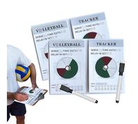 Générique Volleyball Track Wheel, Strategic Volleyball Training Track - Player Performance Notebook Erasable Training Equipment for Time-Outs Workouts Replacements