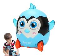 Générique Walking Electric Interactive Animated Toy - ABS 12.5 x 10 x 12.5 cm | Cartoon Musical Light Up Dancing Egg Toy, Walking Ţoy | Ideal for, Girls, Family Fun, Friends, Indoor Play