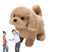 Générique Walking Electronic Puppy - Small Plush Animated Companion, Interactive Game Figure, Sound Motion Feature Set, Soft Design Suitable for Motor