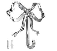 Générique Wall Hook in the Shape of a Bow, Towel Holder, Butterfly Towel Hook | For Clothes, Belt Key, Backpack, Bathroom, Home