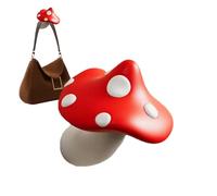 Générique Wall Hooks for Coats, No Drilling Storage Mushroom, Country Wall Decor Coat Rack - For Kitchen, Bedroom, Living Room, Bathroom, Shower, Entrance, Home, Towel, Key Bag