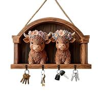 Générique Wall Key Ring, Rustic Coat Rack Room Decoration - Wall Key Hooks - For Sunglasses Bag Hallway Bathroom Kitchen Entrance Living Room Office Home Garage Door