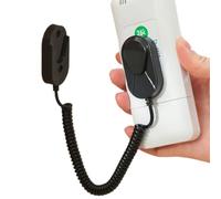 Générique Wall Mount for Remote Control | Remote Control Shelf with Retractable Spring Cable, Anti-Lost Bracket for Wall Mounted Controller Home Bedroom Van