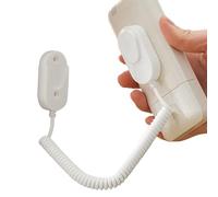 Générique Wall Mount for Remote Controls, TV Control Holder with Retractable Spring Cable, Anti-Lost Holder for Controllers Wall Mounted Home Bedroom Van